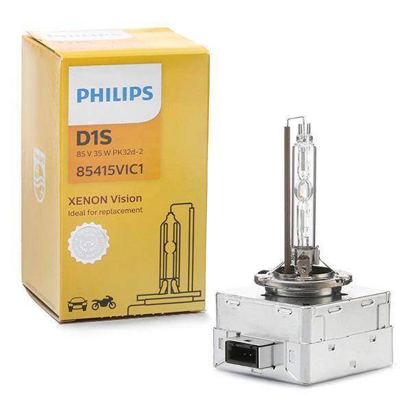 Bec Xenon Philips Vision D1S pentru Fază Lungă, 85V, 35W, 4300K, Pk32d-2