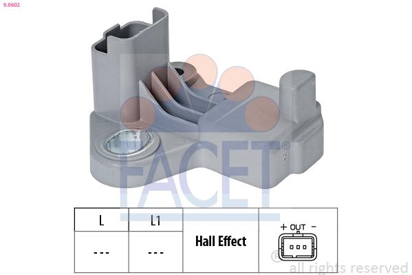 Senzor de Impulsuri Arbore Cotit FACET 9.0602 - RESIGILAT
