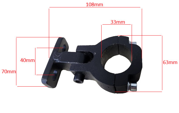 Kit suport universal pentru motor bicicletă