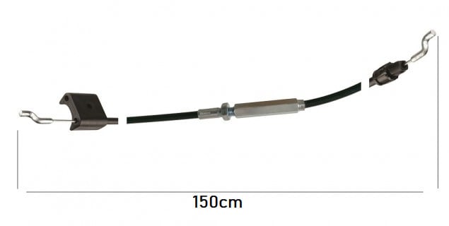 Cablu cu întinzător pentru stop motocultor / mașină de tuns gazon, 150 cm