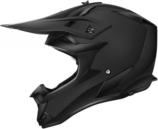 Cască ATV / Enduro Mat Negru (L)
