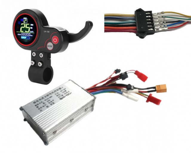 Display + Controller LH-100 36V (compatibil cu motor de 350W)