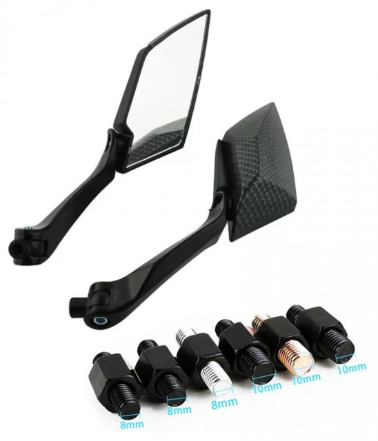 Oglinzi moto SF-036 (efect carbon)
