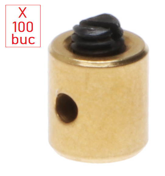 Set 100 piese capăt cablu accelerație / frână (5 x 6mm)