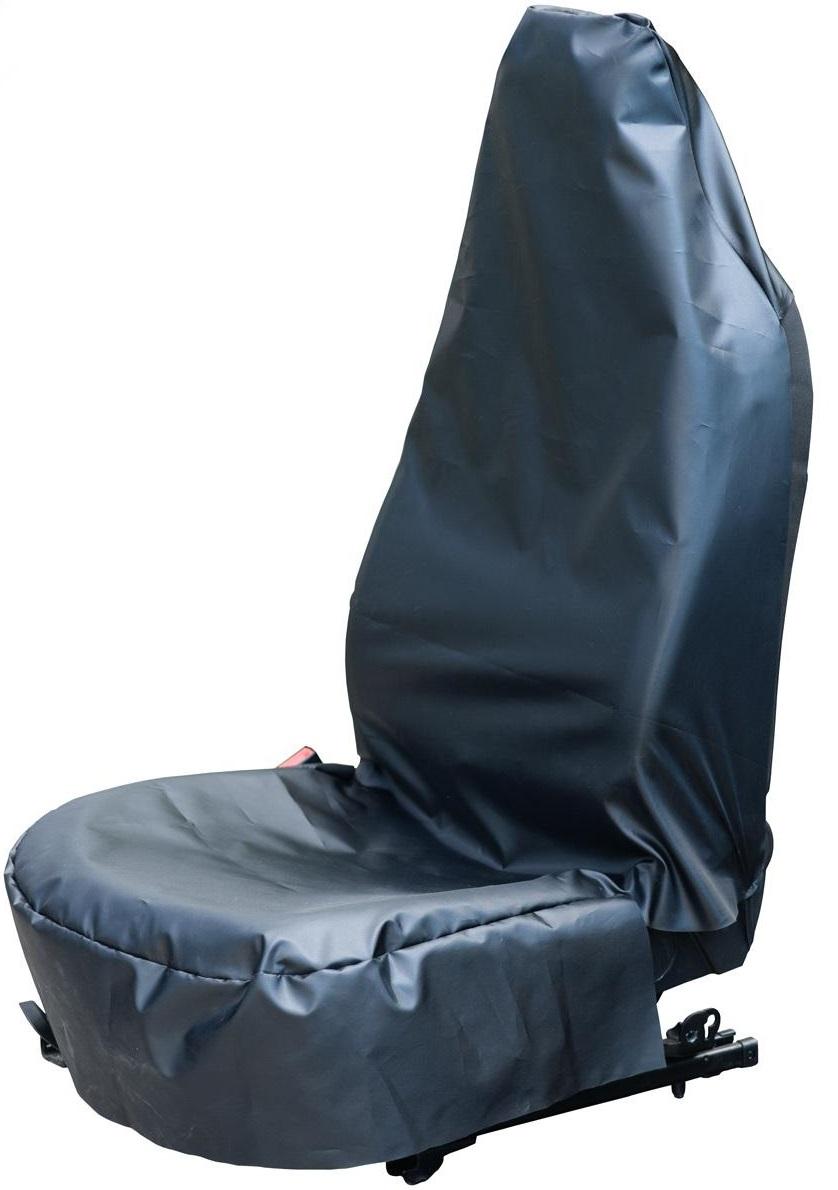 Husă de protecție pentru scaun auto CARPASSION 10034CP, nylon, reutilizabilă, culoare neagră