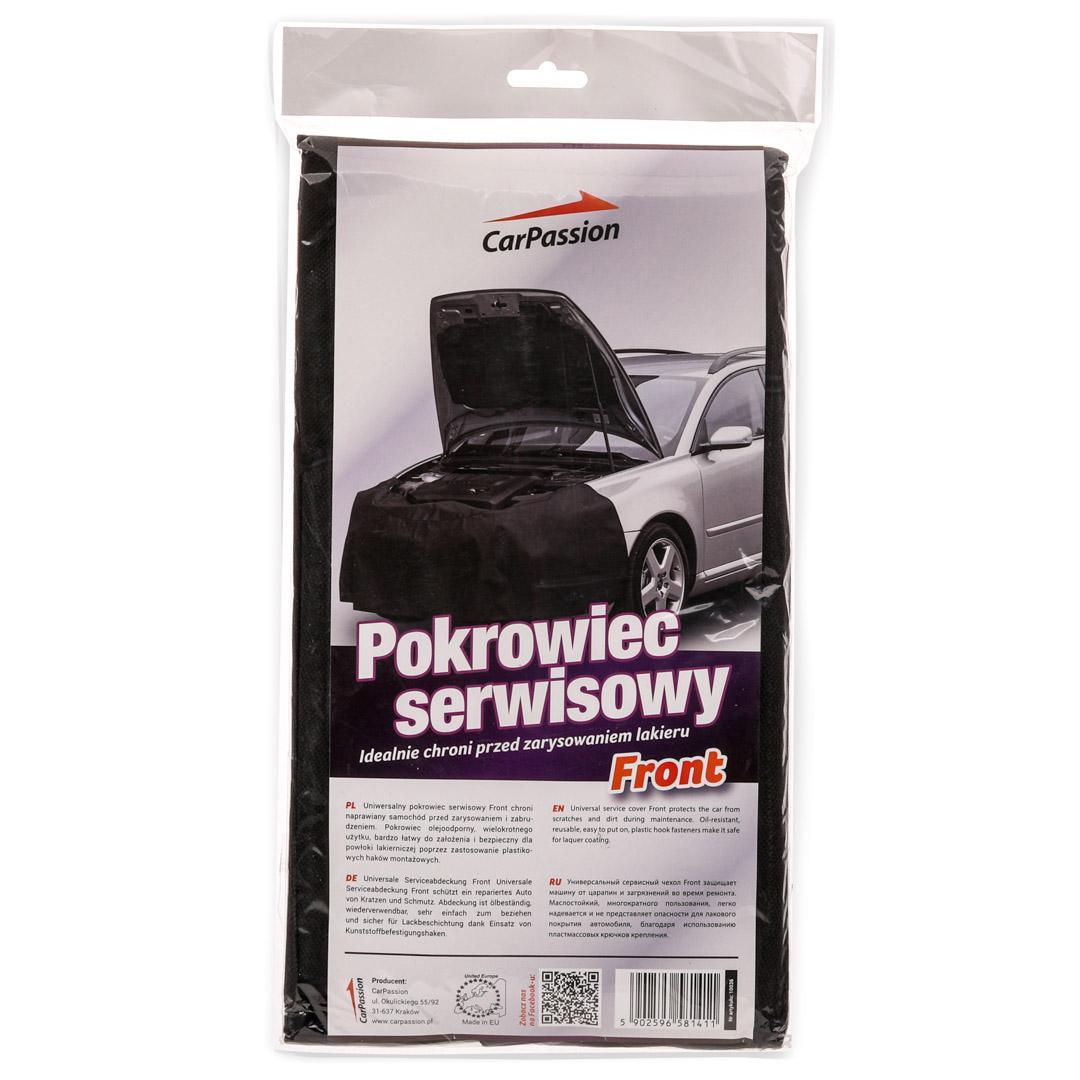 Husă de protecție pentru bara față și caroserie laterală CARPASSION 10036CP, polipropilenă, culoare neagră
