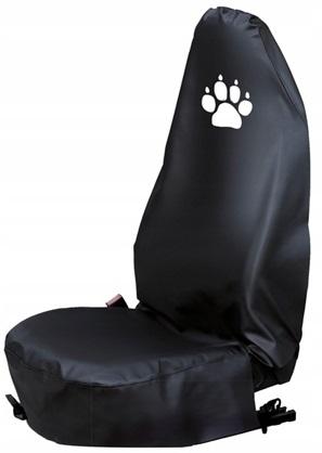 Husă de protecție pentru scaun auto CARPASSION, model 10038CP, piele ecologică, reutilizabilă, culoare neagră