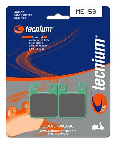 Plăcuțe de frână organice TECNIUM pentru scuter - Model ME59 - Cod 1022709 (moto)
