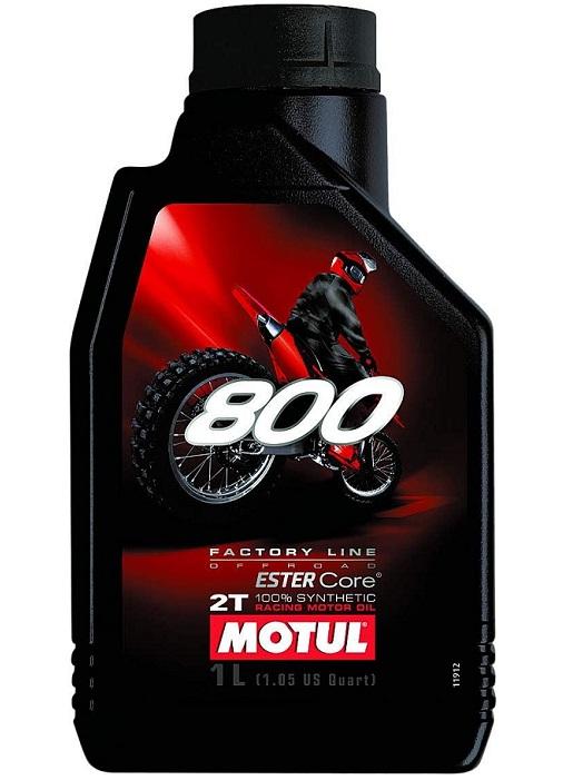 Ulei motor sintetic 2T MOTUL 800 Factory Line Off Road 104038, 1 litru
