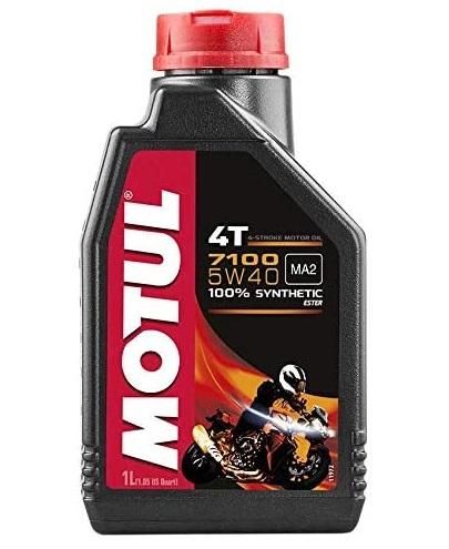 Ulei de motor sintetic 4T MOTUL 7100 5W40 MA2, 1 litru (cod produs: 104086)