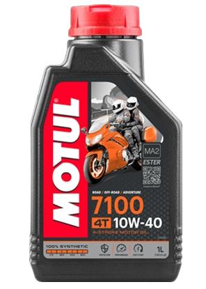 Ulei de motor sintetic 4T MOTUL 7100 10W40 MA2, Ester, 1 litru, cod 104091