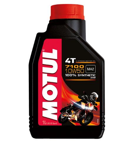 Ulei de motor sintetic 4T MOTUL 7100 10W50 MA2, 1 litru