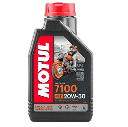 Ulei de motor 4T sintetic MOTUL 7100 20W50 MA2 Ester, 1 litru, cod produs 104103