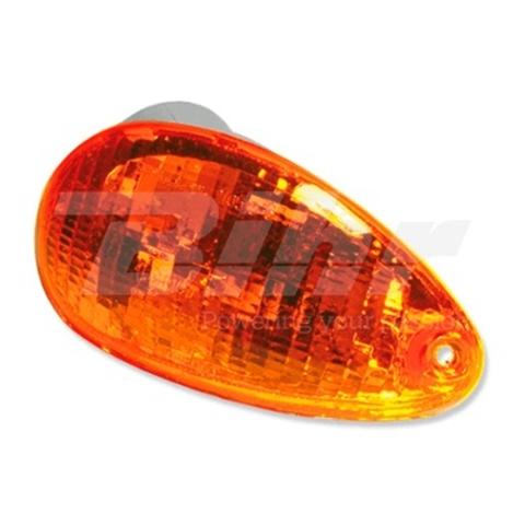 Indicator stânga V PARTS stil OE portocaliu pentru Piaggio Vespa ET2 50 - BIHR 1058791 (moto)
