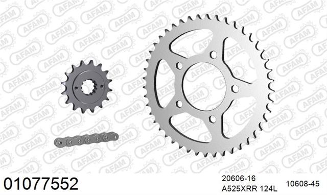 KIT LANȚ motocicletă HONDA XRV 750 AFRICA TWIN 1993-2003 - AFAM