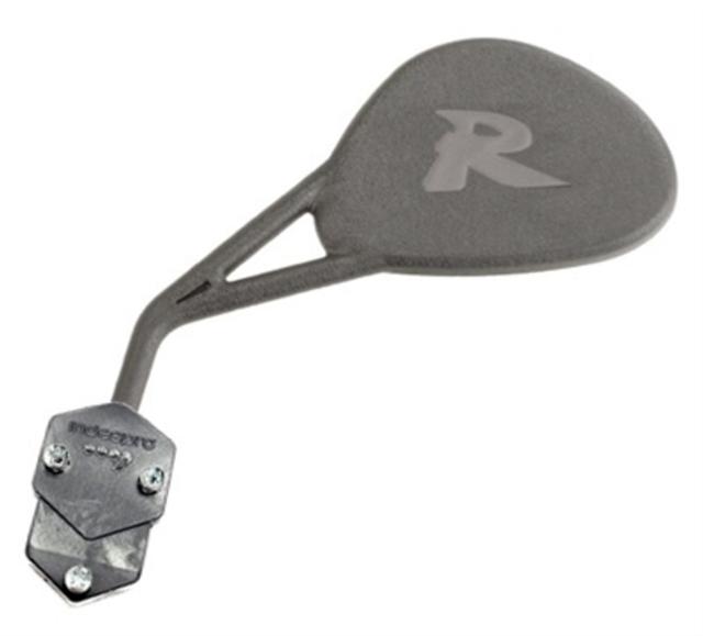 Oglindă stângă universală Enduro V PARTS - Neagră (1 buc.) - BIHR 1083716002 (pentru motociclete)