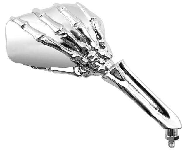 Oglindă dreapta universală pentru motocicletă V PARTS M10 - Crom (1 buc.) - BIHR 1083818001