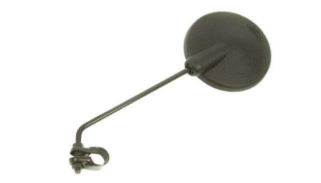 Oglindă Moto V PARTS cu Guler Universal 108mm - Negru (1 buc.) - BIHR 1083831001