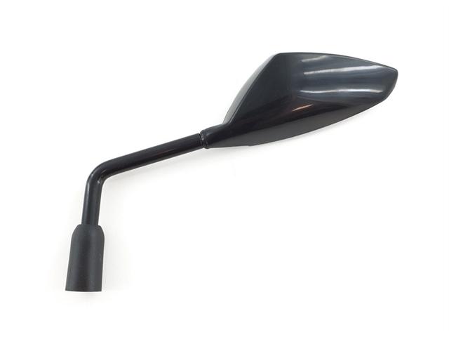 Oglindă stânga V PARTS cu adaptoare universale - Negru (1 buc.) - BIHR 1083883001 (pentru motociclete)