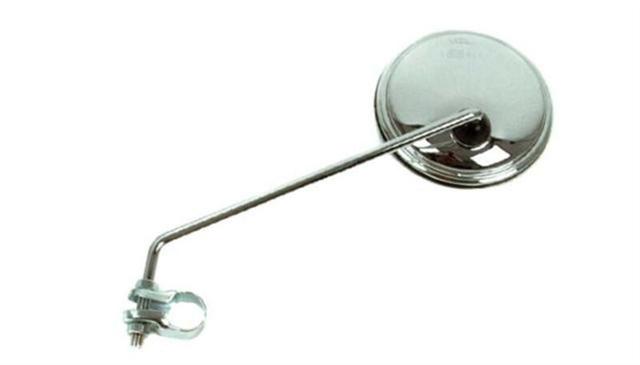 Oglindă stânga universală V PARTS 105mm - Crom (1 buc.) - BIHR 1083902001 (pentru motocicletă)