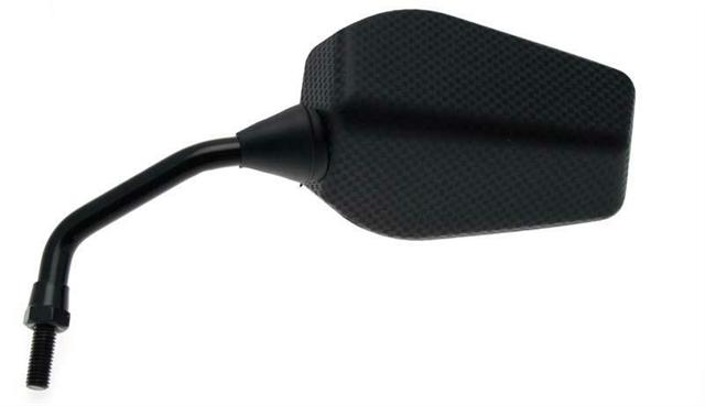 Oglindă retrovizoare stânga universală VICMA F1 dreptunghiulară, filet M8/125, finisaj carbon (1 buc.) - 1083925002 (moto)