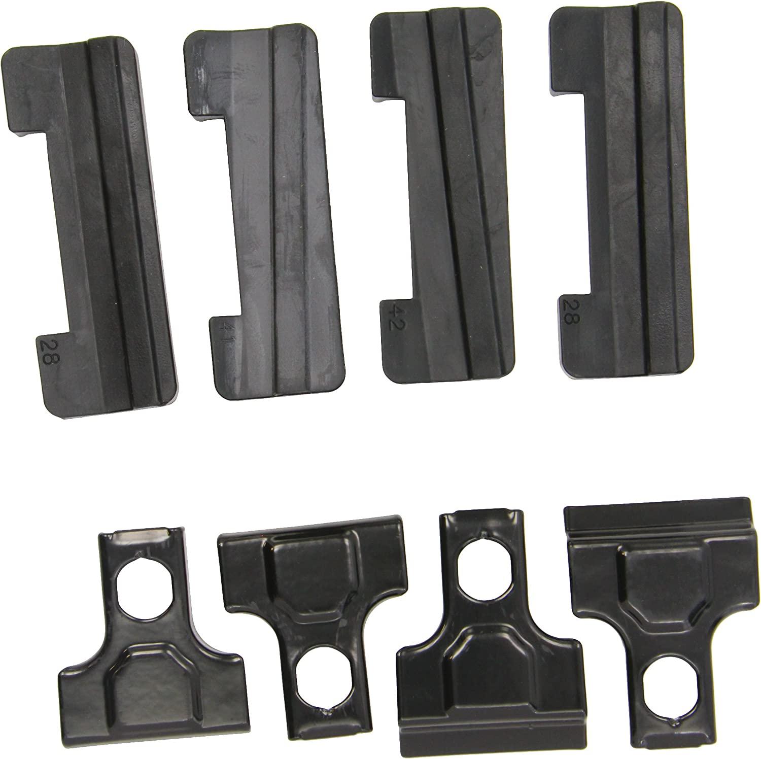 Set de montare bare transversale THULE Fit Kit 112124, compatibil cu Thule Rapid System Foot Pack 750, culoare neagră
