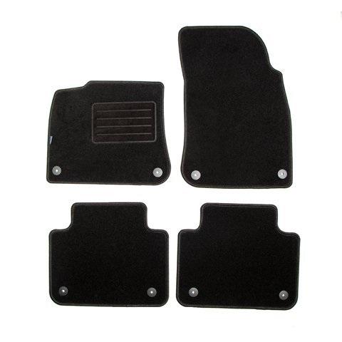 Set covorașe auto din mochetă PETEX Rex, grafit, compatibile cu Volkswagen Touareg, 06.2018-