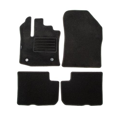 Set covorașe auto tip mochetă PETEX pentru Dacia Lodgy, model REX, culoare grafit, 5/7 uși
