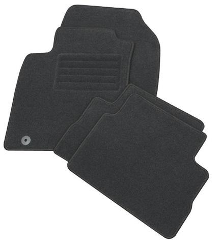 Set covorașe auto din mochetă PETEX 112758702PX, model REX, culoare grafit, compatibile cu Audi A6, 03.2006-03.2011.