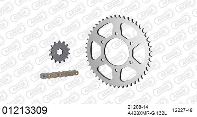 Kit Lanț Moto Yamaha YZF-R 125 2008-2025 - AFAM 01213309