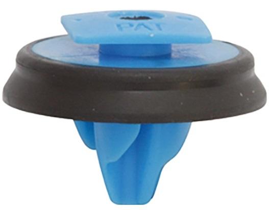 Set 10 cleme auto RESTAGRAF 12631, diametru 8 mm, din plastic, culoare albastră