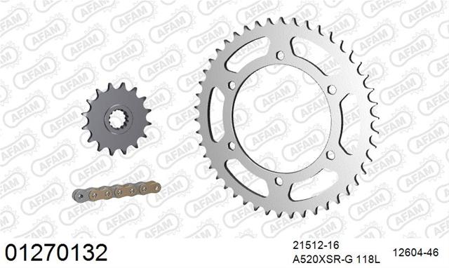 KIT LANȚ Moto YAMAHA XJ6 2008-2025 - AFAM 01270132