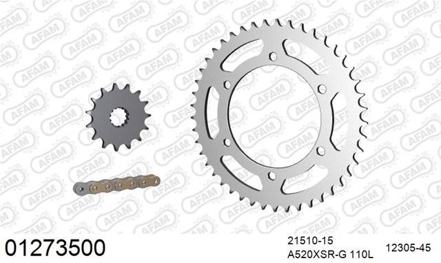 Kit Lanț Moto Yamaha XT 660 R 2004-2025 - AFAM 01273500