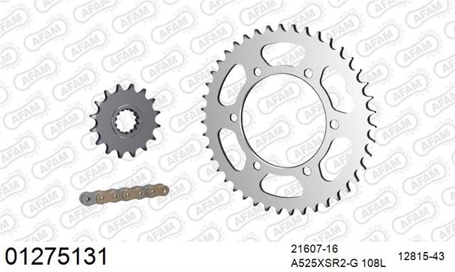 01275131 KIT LANȚ MOTO YAMAHA MT-07 2014-2025 - AFAM