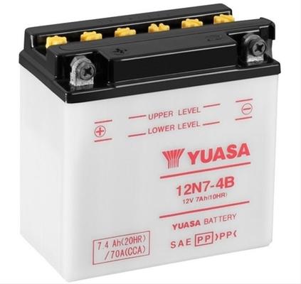 Acumulator Moto Yuasa 12N7-4B 12V 7Ah 70A (DC - fără acid)