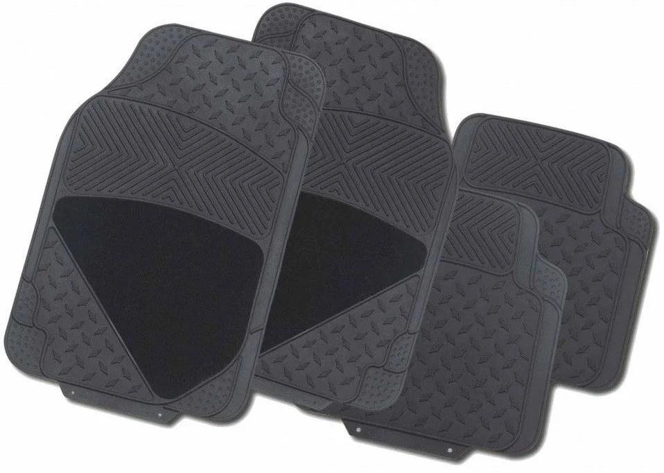 Covorașe Auto Universale BOTTARI Arrow 14055BT, Cauciuc și Mocheta, Negru