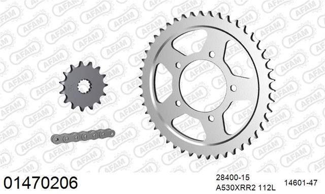 Kit Lanț Motocicletă Suzuki GSF 600 Bandit 2000-2004 - AFAM 01470206