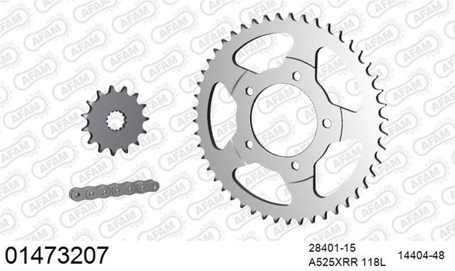 Kit lanț motocicletă Suzuki GSF 650 Bandit 2006-2010 - AFAM (cod: 01473207)