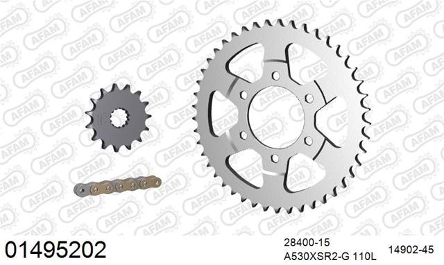 01495202 Kit Lanț Moto Suzuki GSF 1200 S Bandit 1995-2005 - AFAM