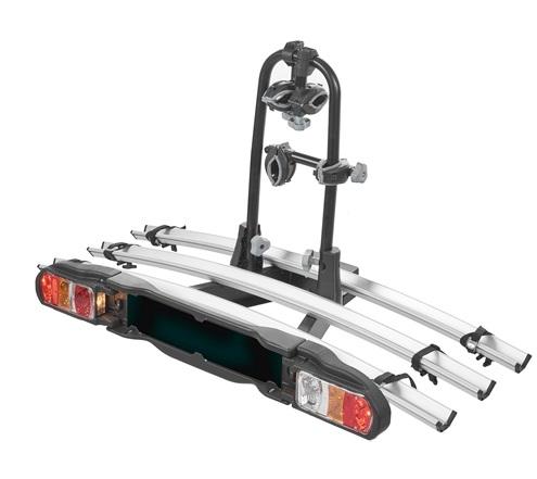 Suport auto pentru biciclete GREEN VALLEY Back 160666, montare pe cârlig, capacitate maximă 60 kg, conexiune lumini cu priză 13 pini