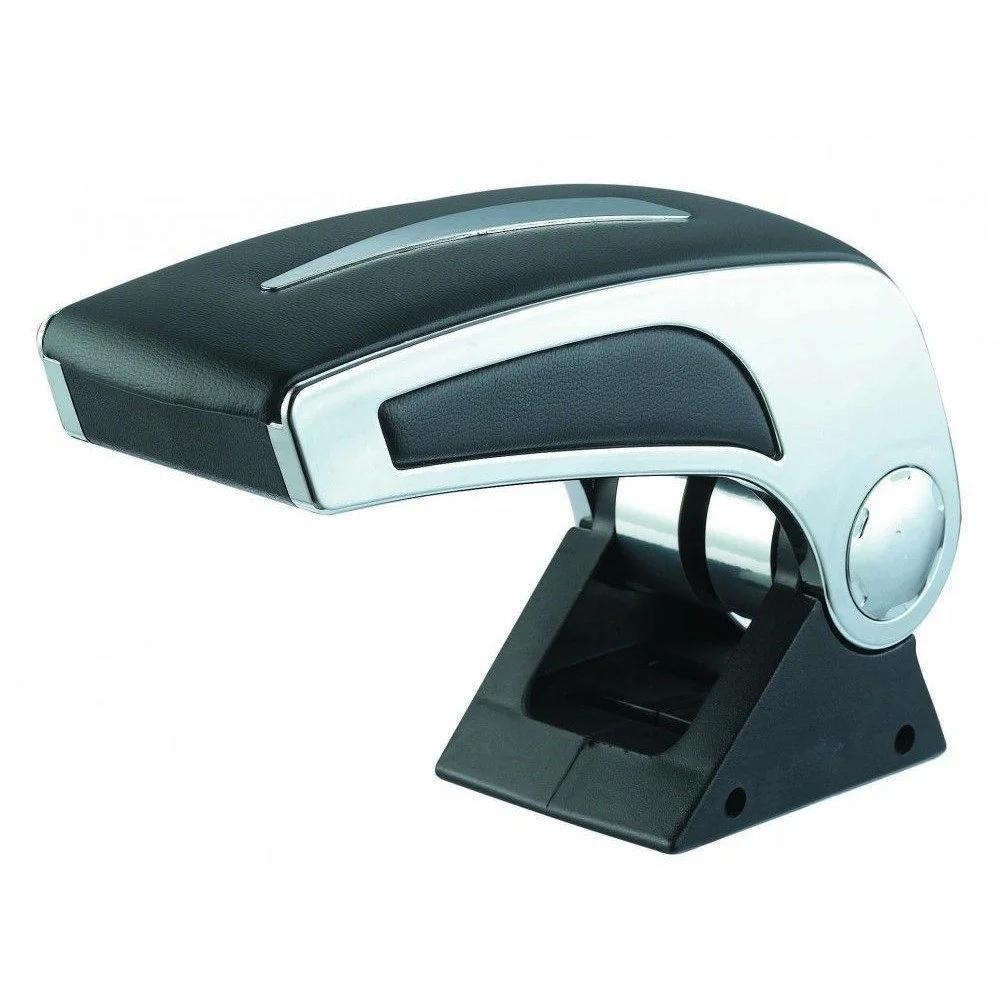 Cotiera auto BOTTARI Chrome 16114BT, compatibilitate universală, din ABS și piele ecologică, negru/argintiu