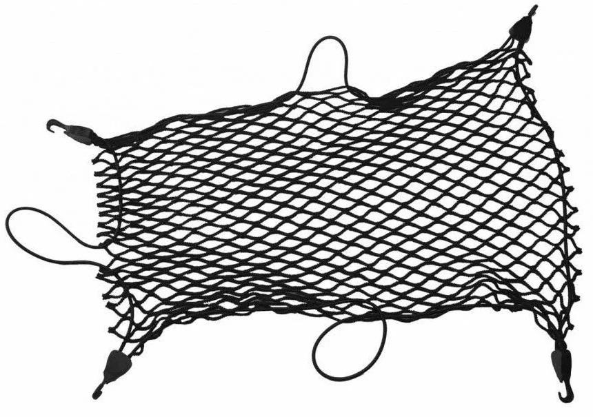 Plasă elastică pentru portbagaj BOTTARI Rete 16371BT, dimensiuni ajustabile 50/80 x 80/120 cm, cu prindere prin cârlige.