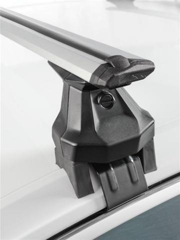 Set 2 bare transversale auto din aluminiu GREEN VALLEY Premium 164 042, lungime 142 cm, argintiu, fără kit de montaj