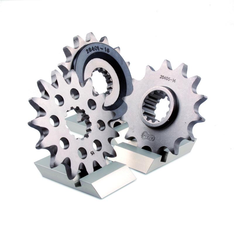 Pinion față din oțel AFAM 166601 - 525 - 17 dinți (moto)