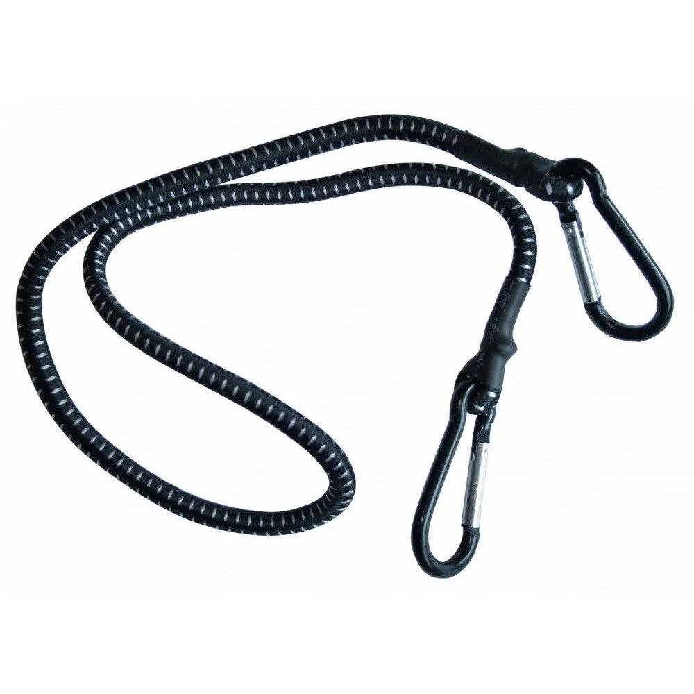 Coardă elastică cu cârlig BOTTARI 18233BT, pentru fixarea bagajelor, lungime 100 cm, culoare neagră