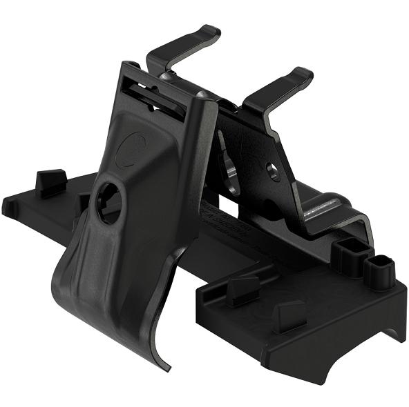 Kit prindere bare transversale THULE Flush Rail 186043, compatibil cu vehicule cu bare longitudinale, potrivit pentru BMW 3-Series Touring, 5 uși, Estate, modele 2010-2011