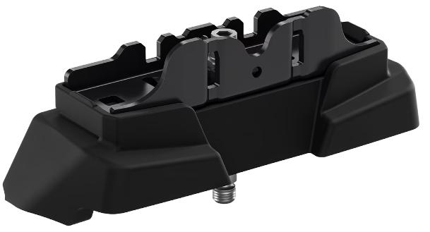 Kit de prindere pentru bare transversale THULE 187120 și 187166, compatibil cu vehicule care au puncte fixe integrate și profil în T, pentru modelele CHEVROLET Combo, FIAT Doblo și OPEL Combo.