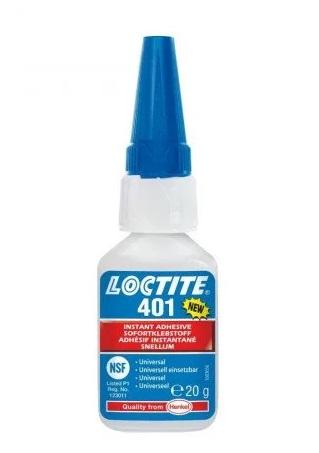 Adeziv rapid universal LOCTITE 401, 20g, pentru diverse materiale