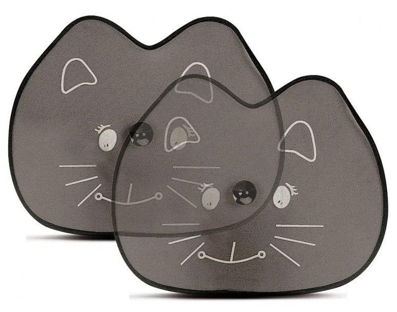 Set 2 Parasolare Auto Laterale BOTTARI Cat 22053BT, Cu Ventuză, Negru, Pliabile
