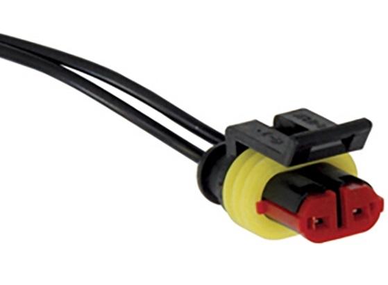 Conector electric masculin cu 2 fire RESTAGRAF 225133, 1 mm², rezistent la apă
